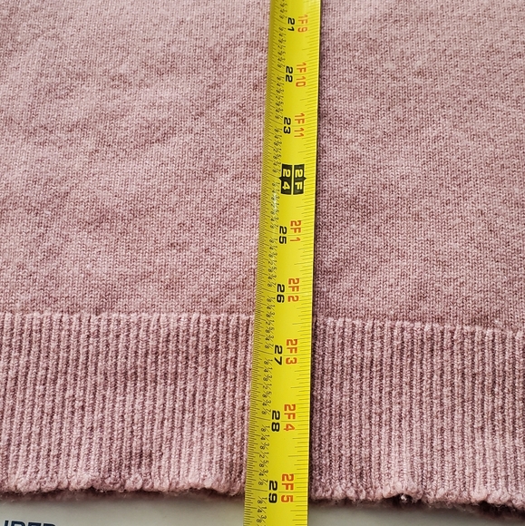 Vince 100%Cashmere Mauve Short Sleeve  Top. Sz. Small Petite. - Picture 14 of 15